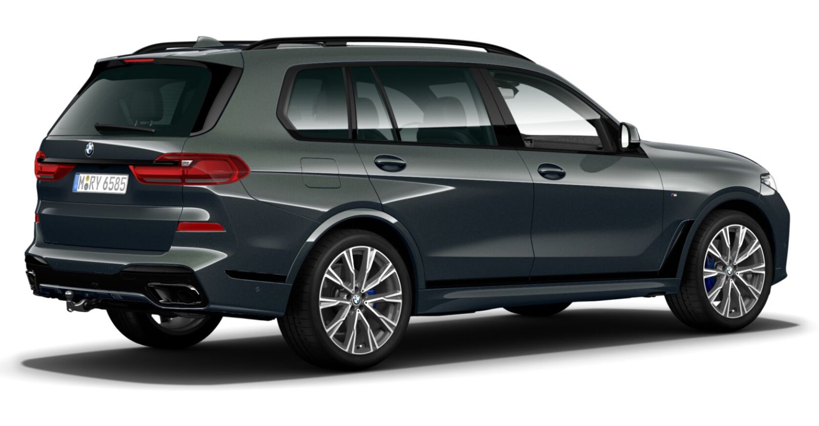 BMW BMW X in Grau von hinten BMW BMW X in Grau von hinten
