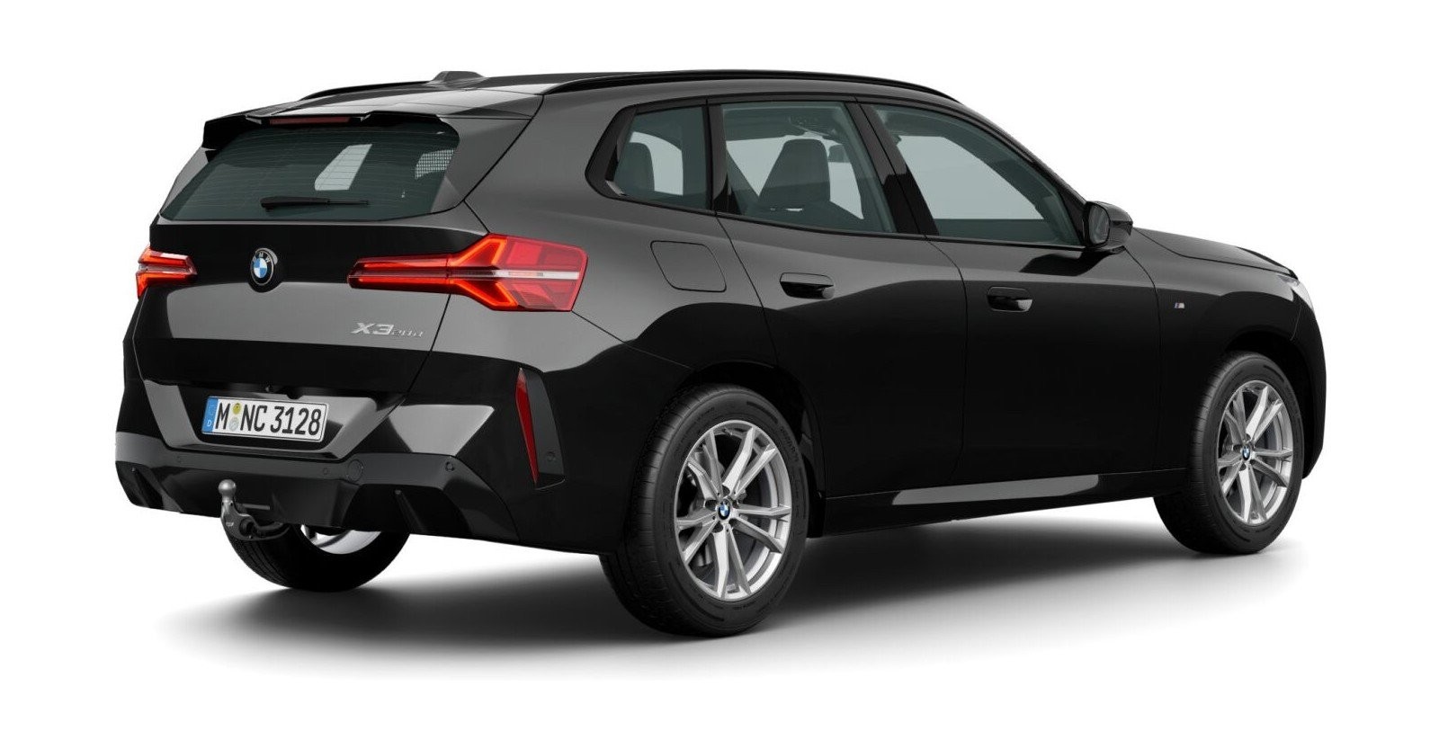 BMW BMW X in Schwarz von hinten BMW BMW X in Schwarz von hinten