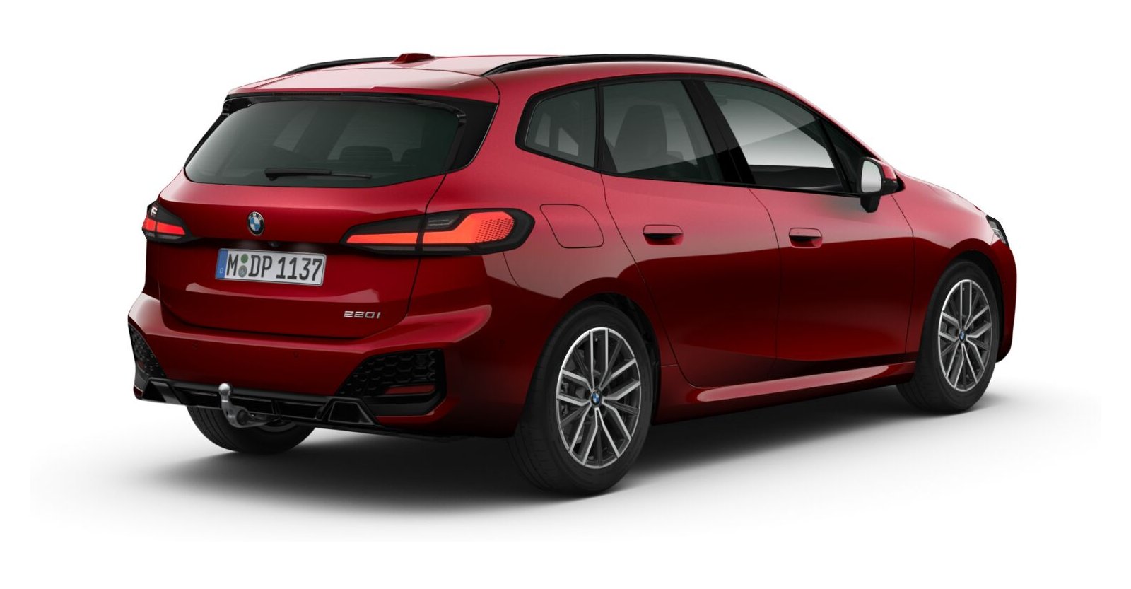BMW BMW 2er in Rot von hinten BMW BMW 2er in Rot von hinten