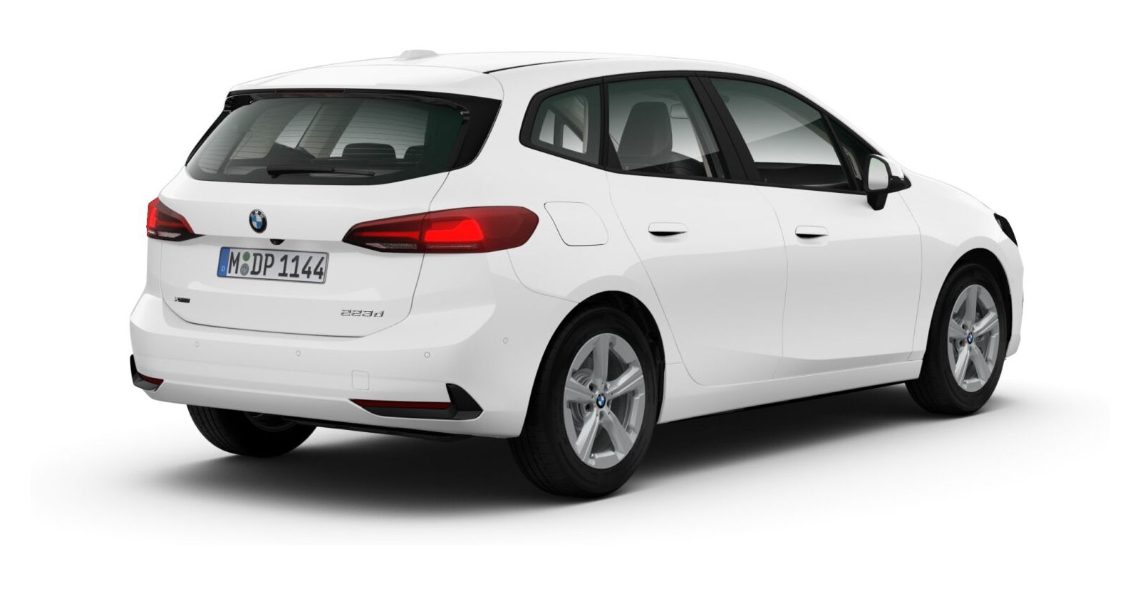 BMW BMW 2er in Weiß von hinten