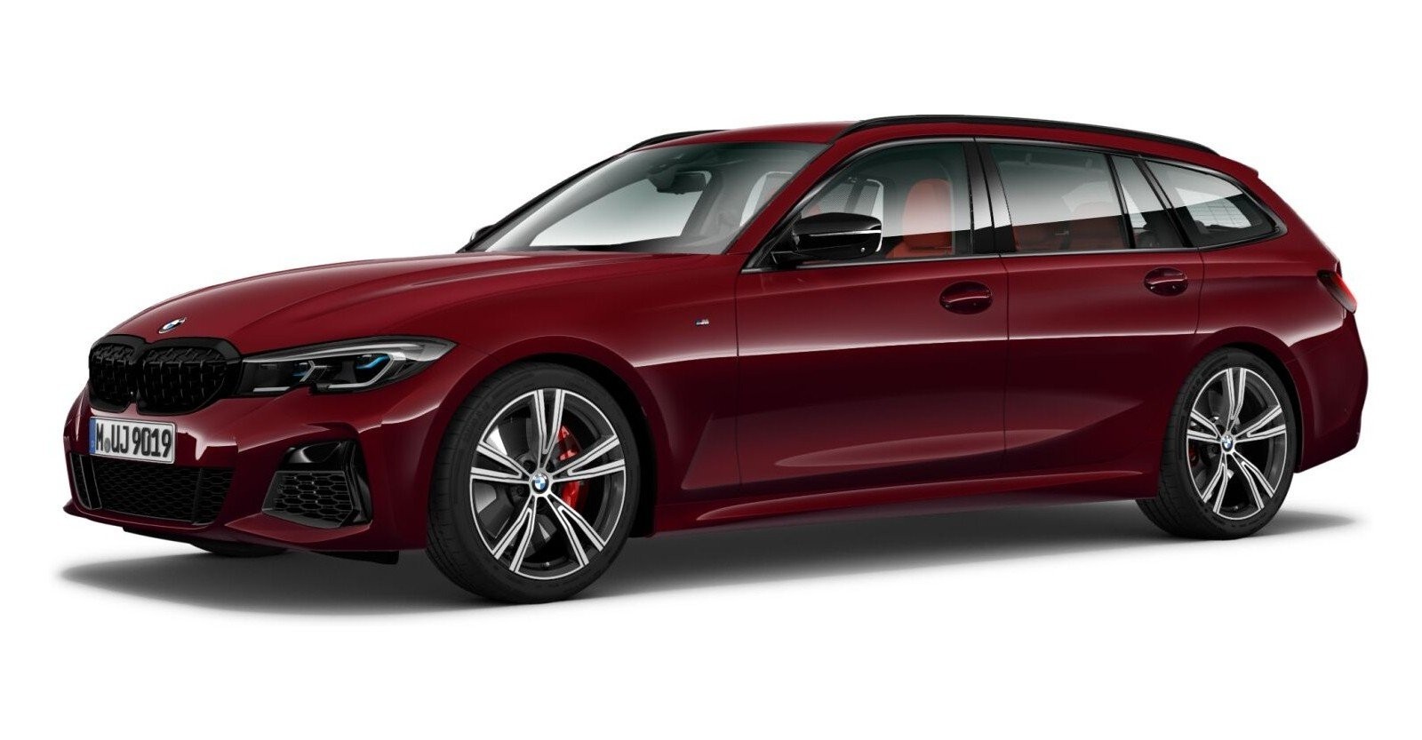 BMW BMW 3er in Rot von vorne BMW BMW 3er in Rot von vorne
