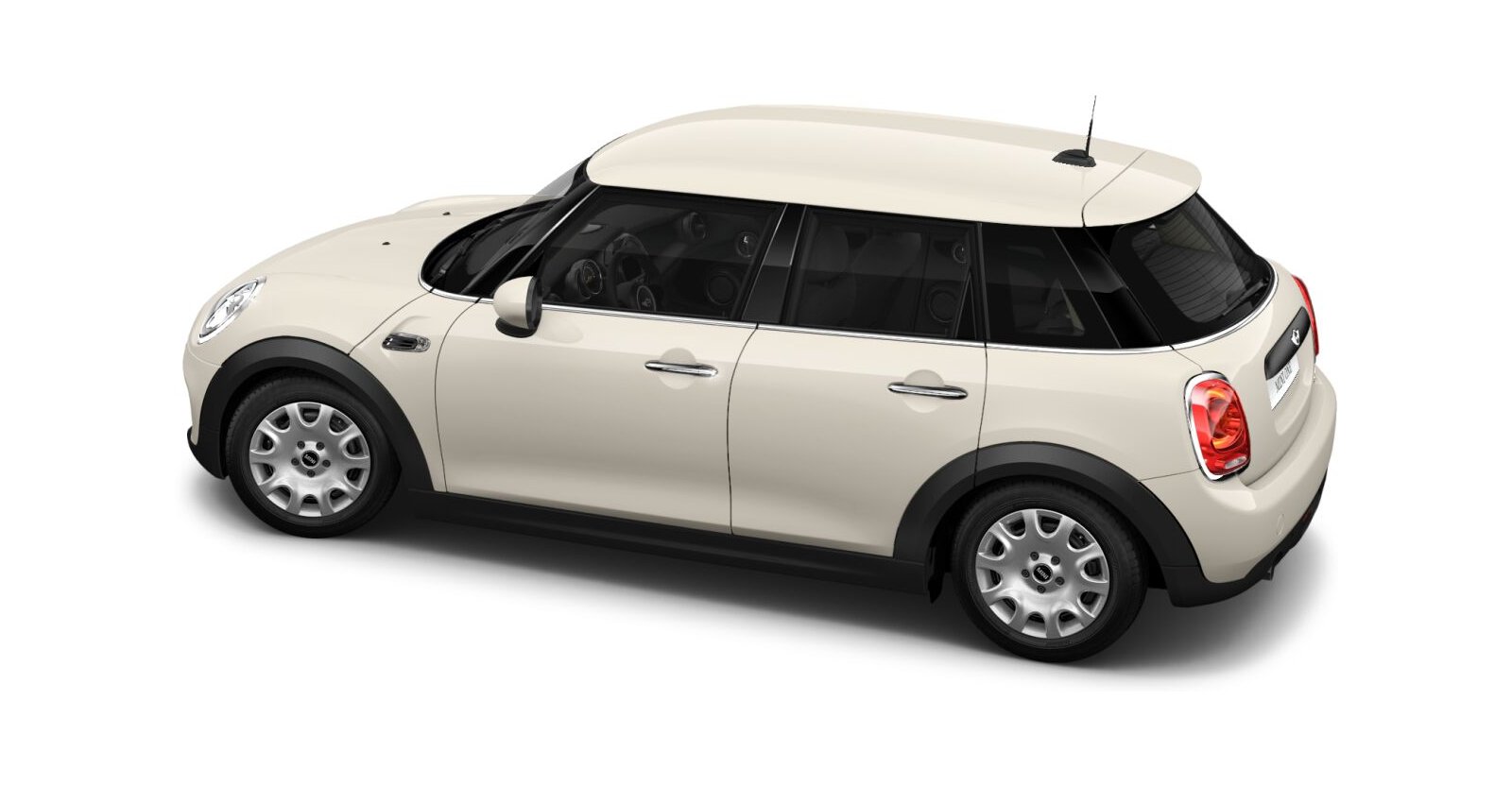 MINI MINI 5-Türer in Weiß von hinten