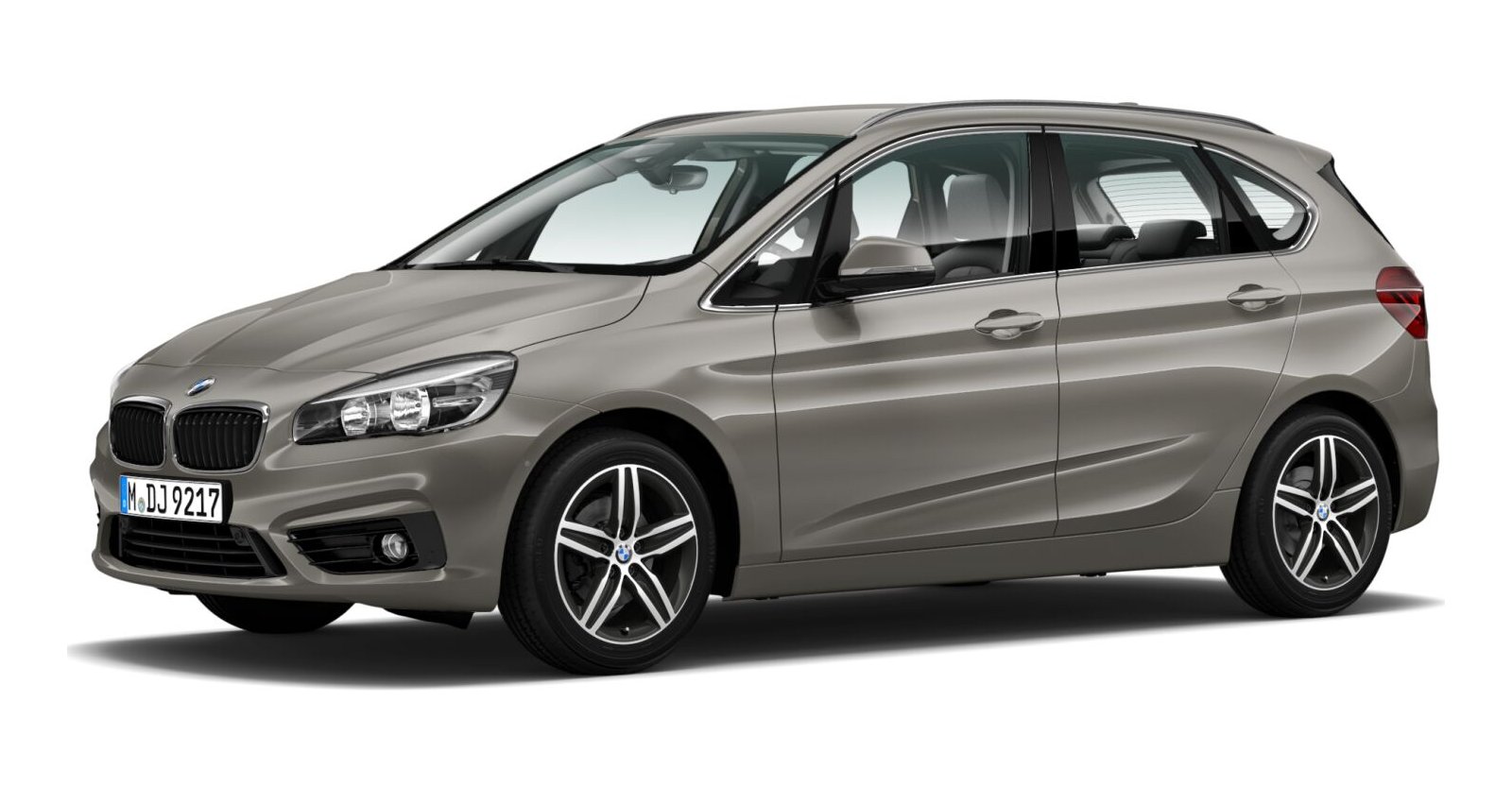 BMW BMW 2er in Silber von vorne BMW BMW 2er in Silber von vorne