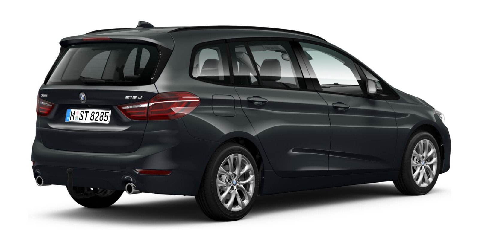 BMW BMW 2er in Grau von hinten BMW BMW 2er in Grau von hinten
