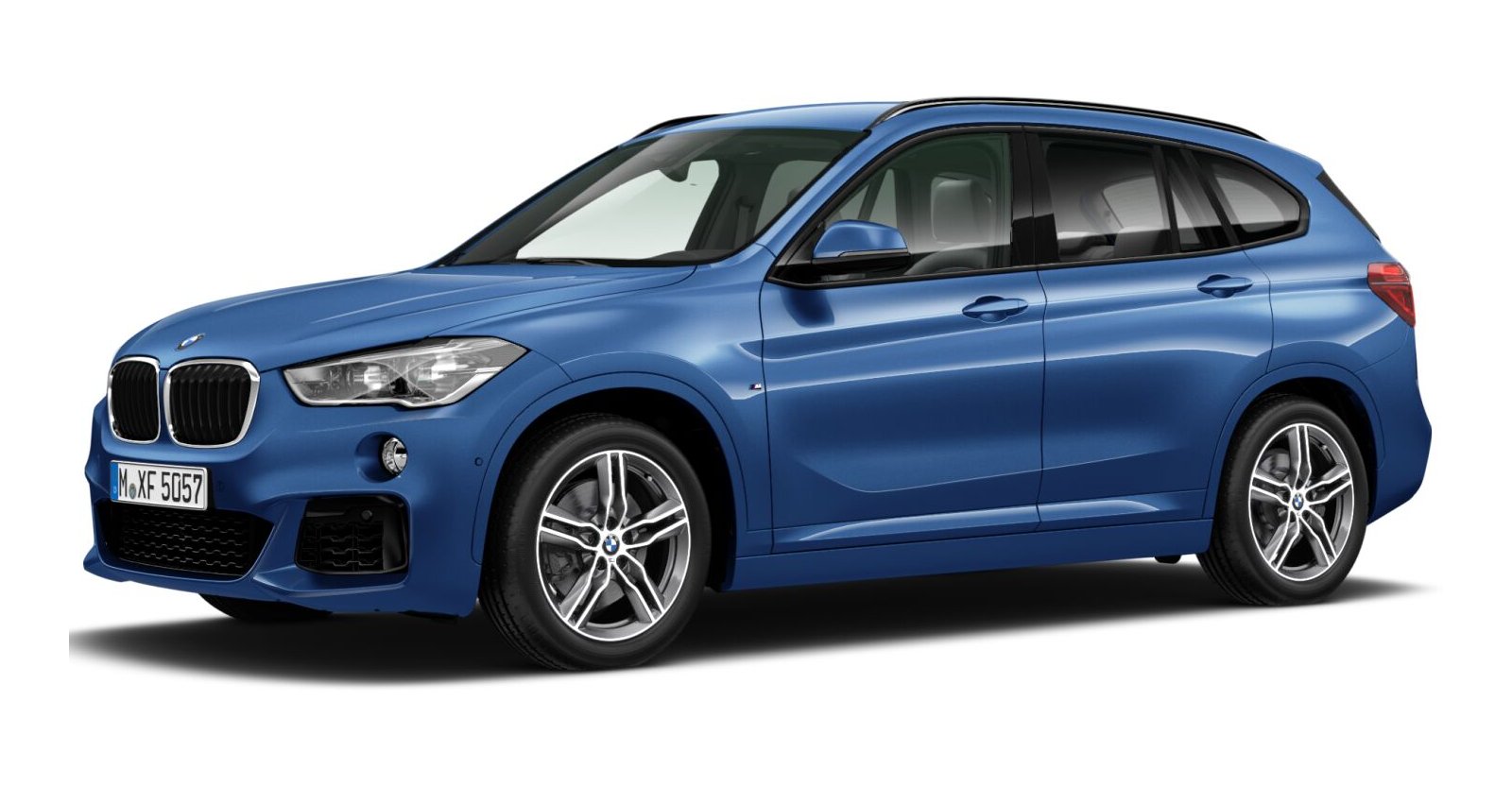 BMW BMW X in Blau von vorne BMW BMW X in Blau von vorne
