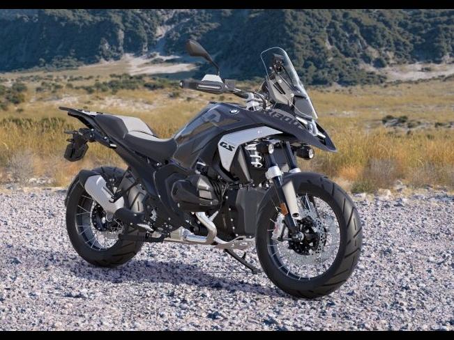 BMW R 1300 GS in Schwarz von vorne BMW R 1300 GS in Schwarz von vorne