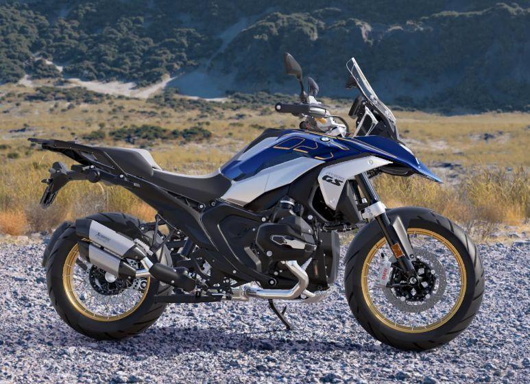 BMW R 1300 GS in Blau von vorne