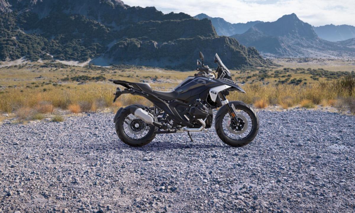 BMW R 1300 GS in Schwarz von vorne BMW R 1300 GS in Schwarz von vorne