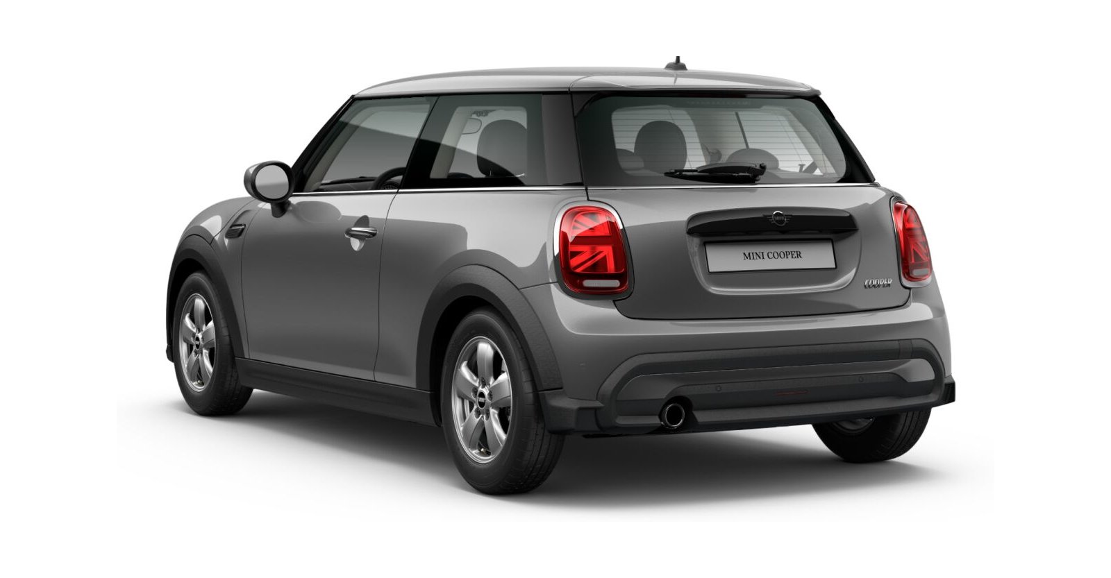 MINI MINI 3-Türer in Grau von hinten MINI MINI 3-Türer in Grau von hinten
