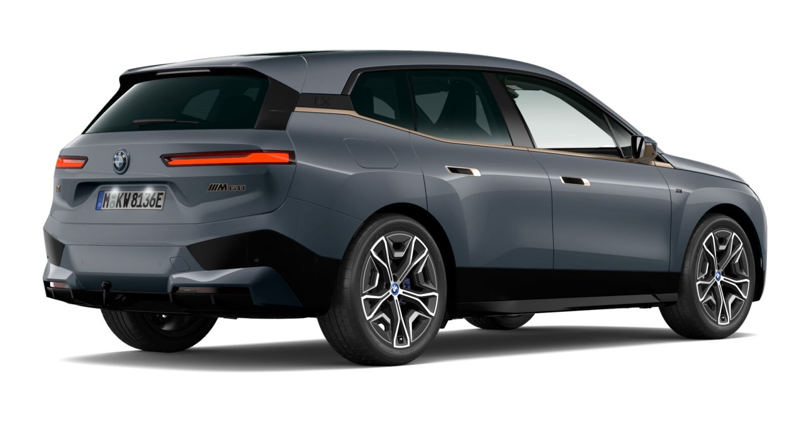 BMW BMW I in Grau von hinten