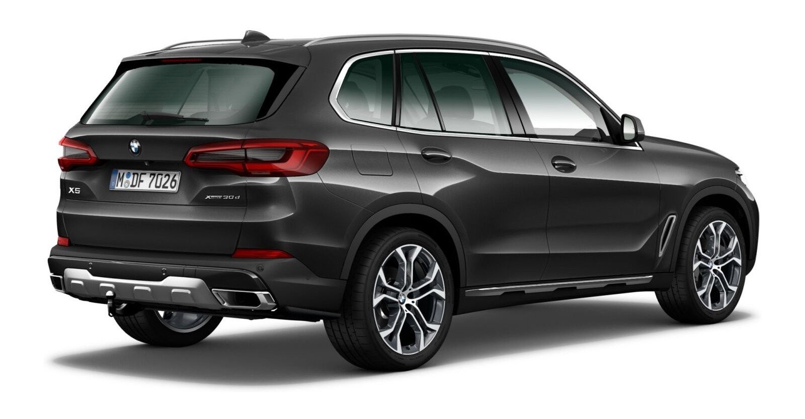 BMW BMW X in Grau von hinten