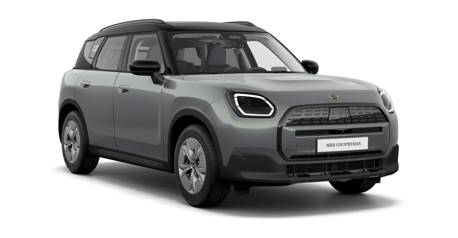 MINI Countryman E in Grün von vorne MINI Countryman E in Grün von vorne