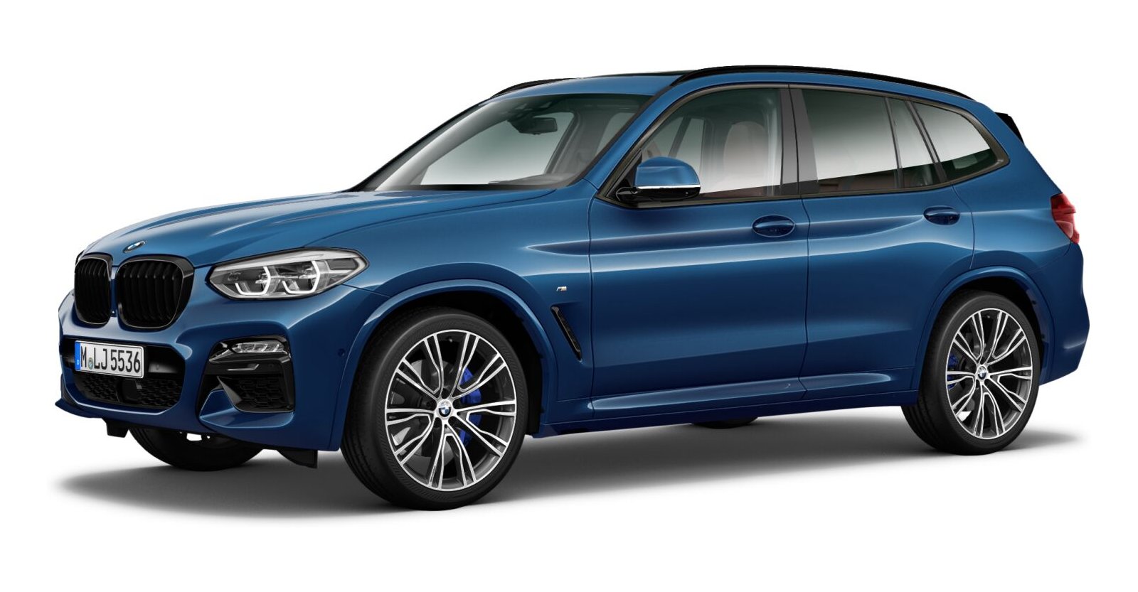 BMW BMW X in Blau von vorne