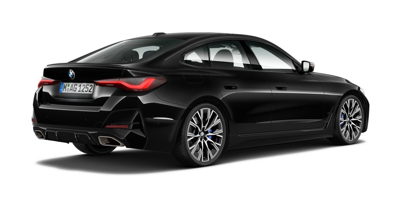 BMW BMW 4er in Schwarz von hinten BMW BMW 4er in Schwarz von hinten