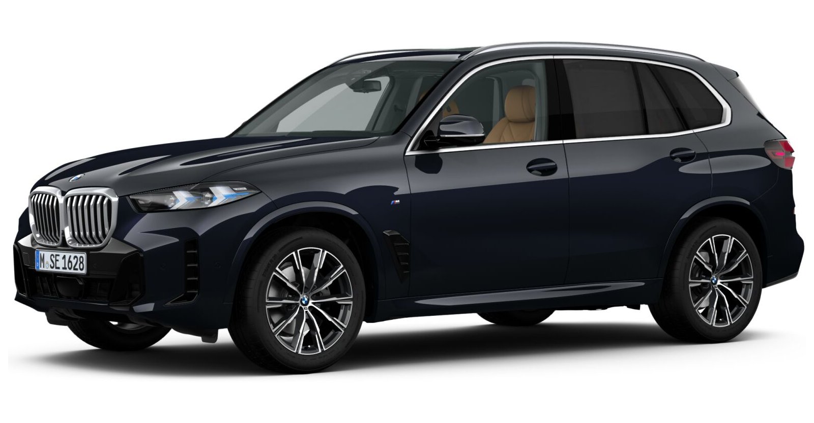 BMW X5 xDrive30d in Schwarz von vorne BMW X5 xDrive30d in Schwarz von vorne