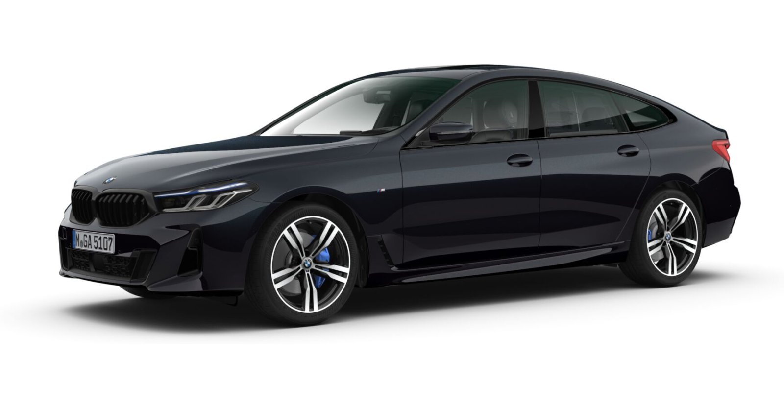 BMW BMW 6er in Schwarz von vorne BMW BMW 6er in Schwarz von vorne