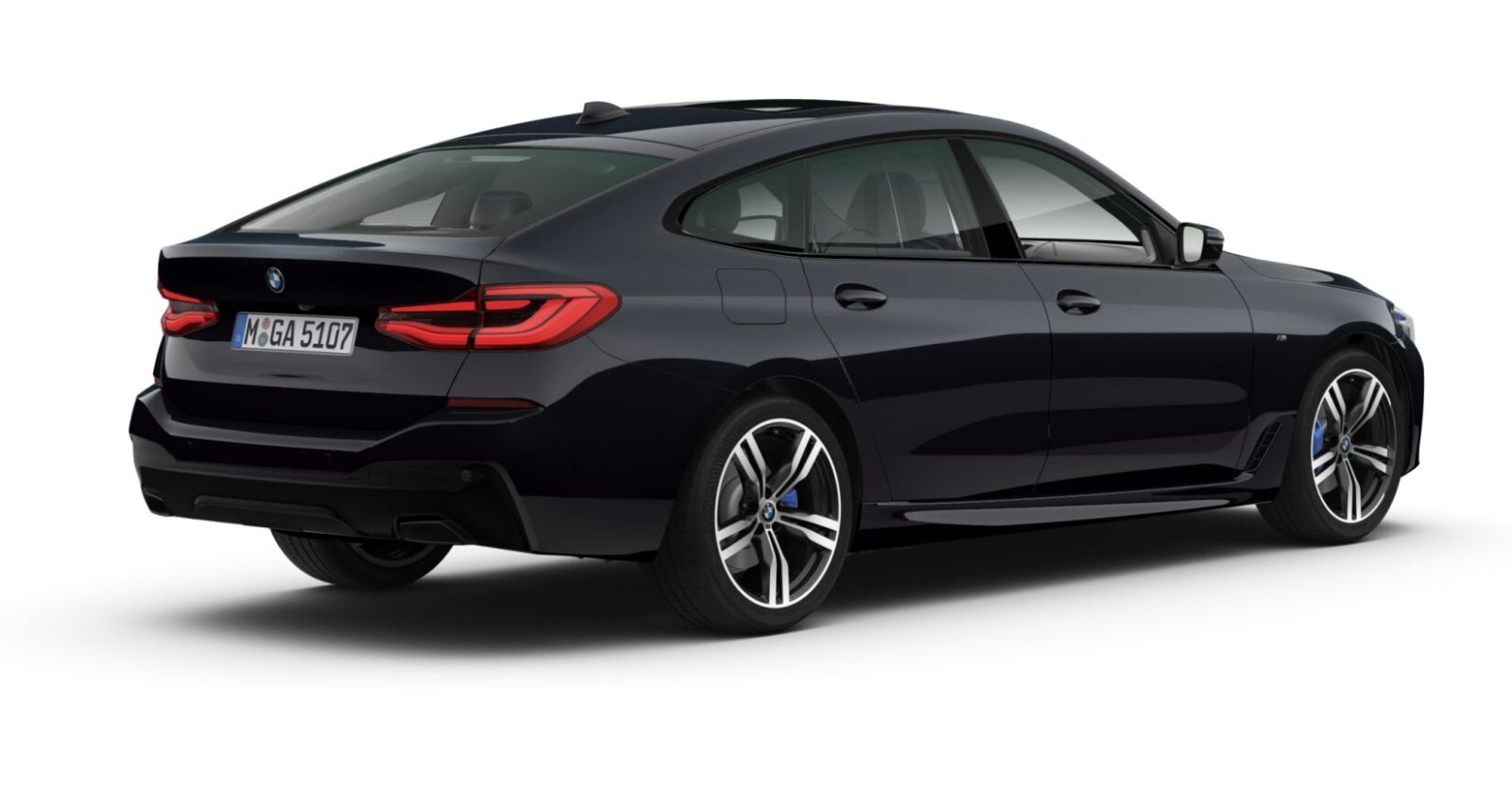 BMW BMW 6er in Schwarz von hinten BMW BMW 6er in Schwarz von hinten
