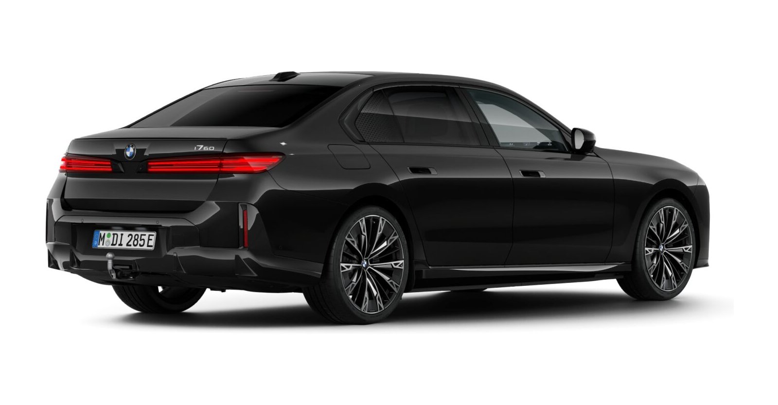 BMW BMW I in Schwarz von hinten