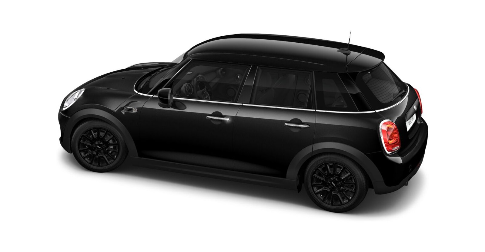 MINI MINI 5-Türer in Schwarz von hinten MINI MINI 5-Türer in Schwarz von hinten
