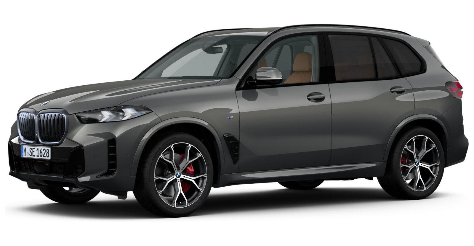 BMW X5 xDrive30d in Grau von vorne