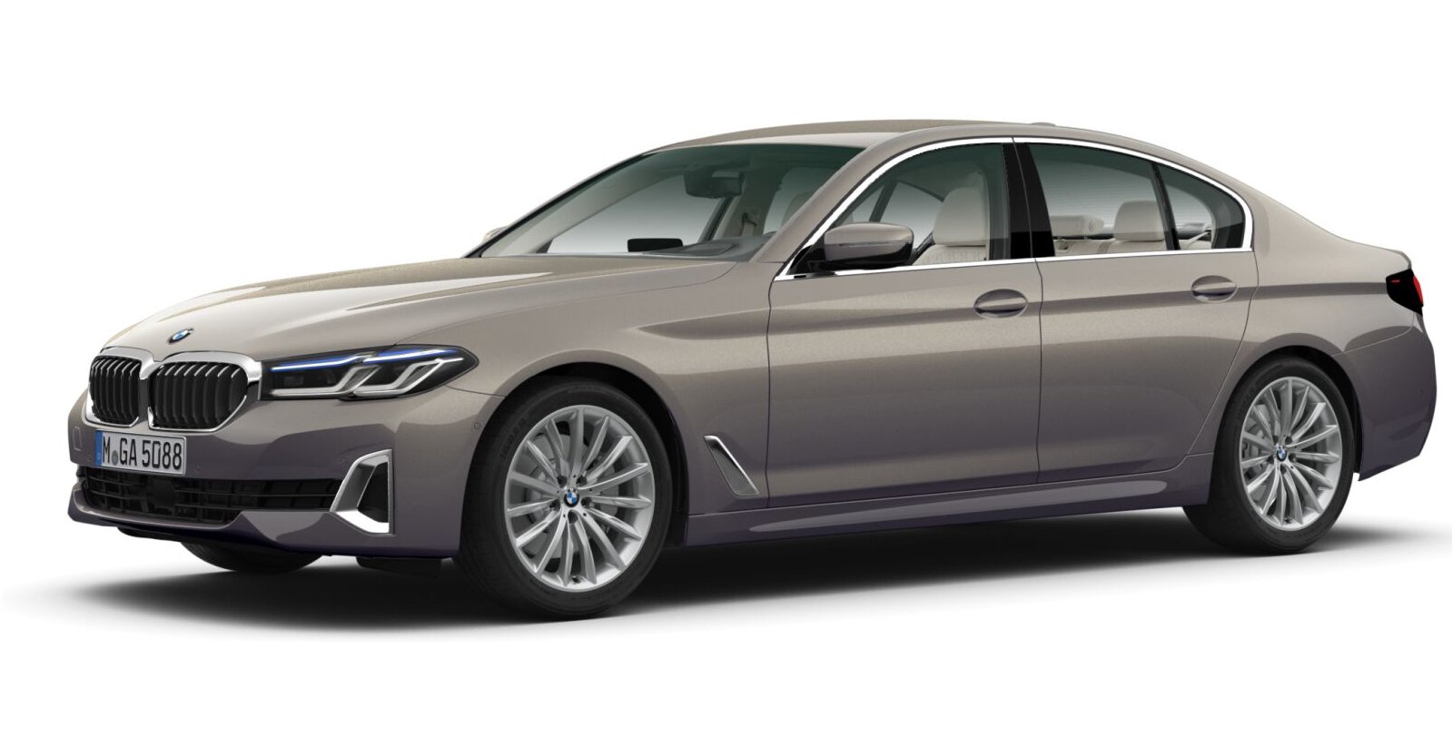 BMW BMW 5er in Grau von vorne BMW BMW 5er in Grau von vorne