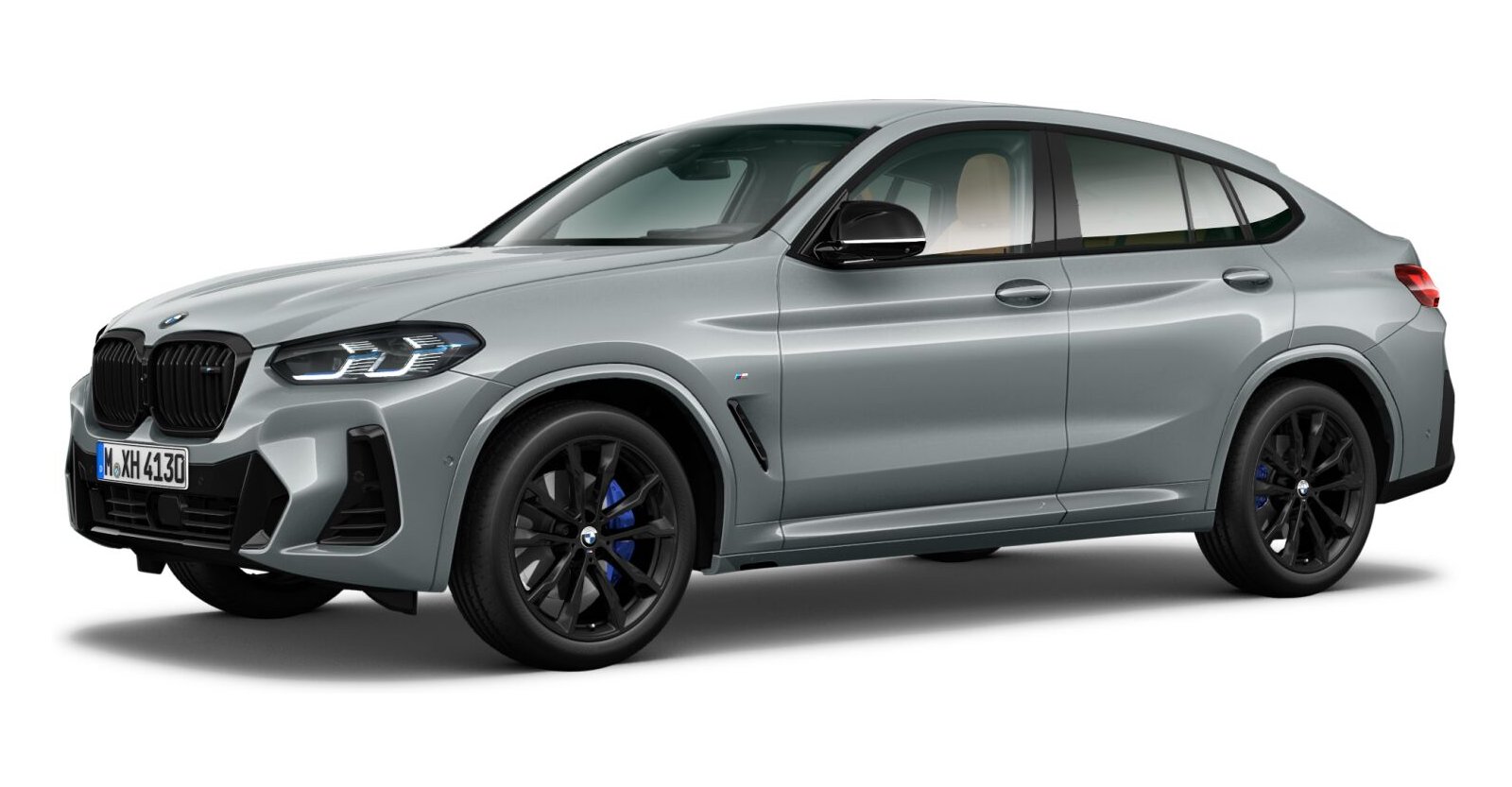 BMW X4 M40i in Grau von vorne BMW X4 M40i in Grau von vorne