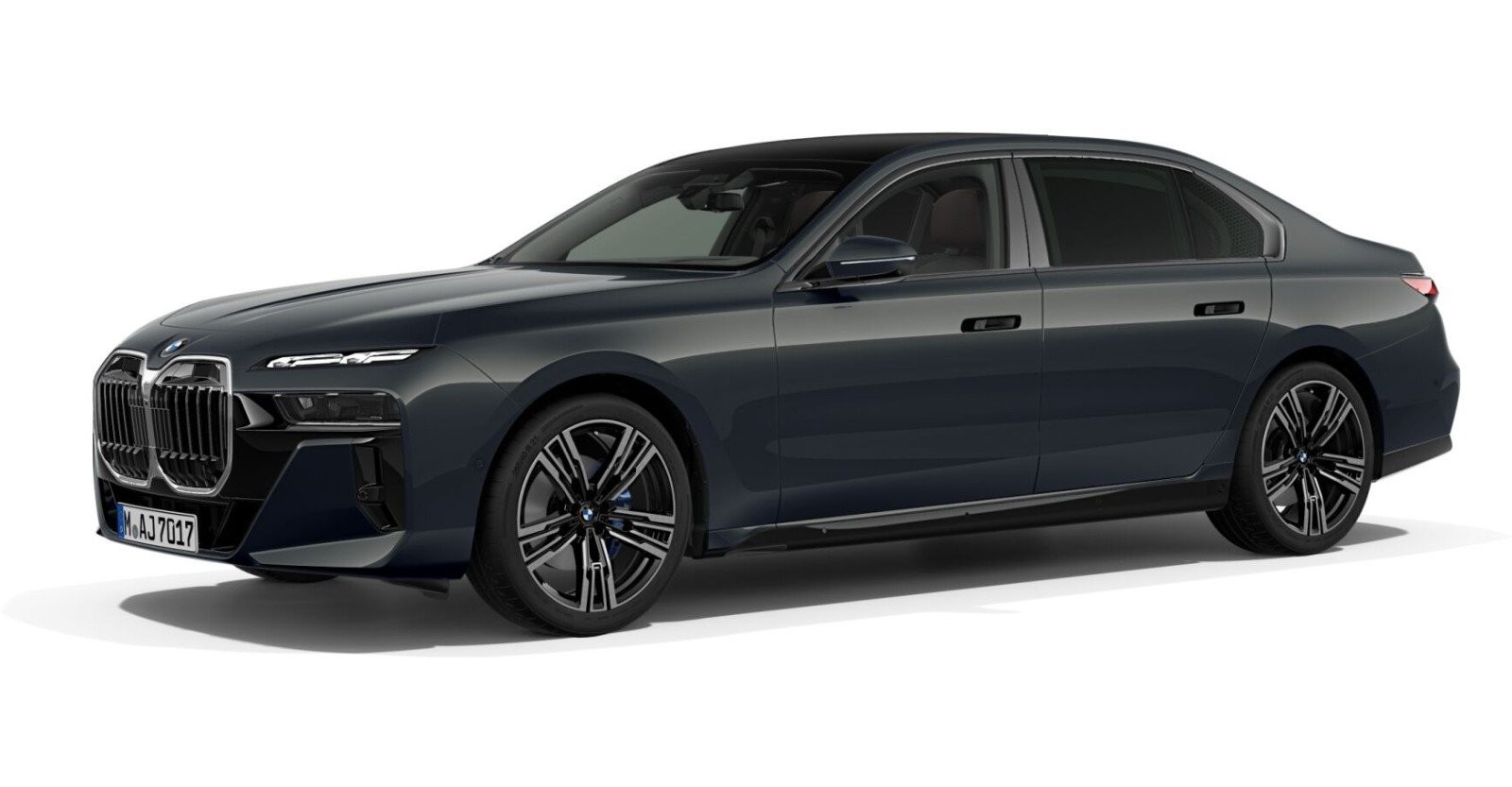 BMW BMW 7er in Grau von vorne BMW BMW 7er in Grau von vorne