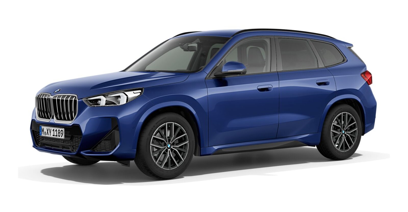 BMW BMW X in Blau von vorne BMW BMW X in Blau von vorne
