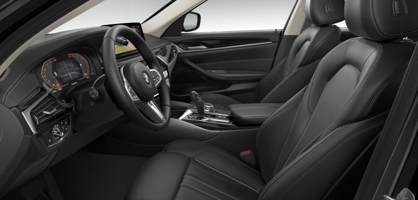 BMW BMW 5er im Innenraum seitlich
