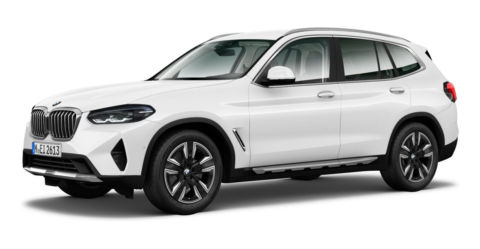 BMW X3 xDrive 20i in Weiß von vorne BMW X3 xDrive 20i in Weiß von vorne