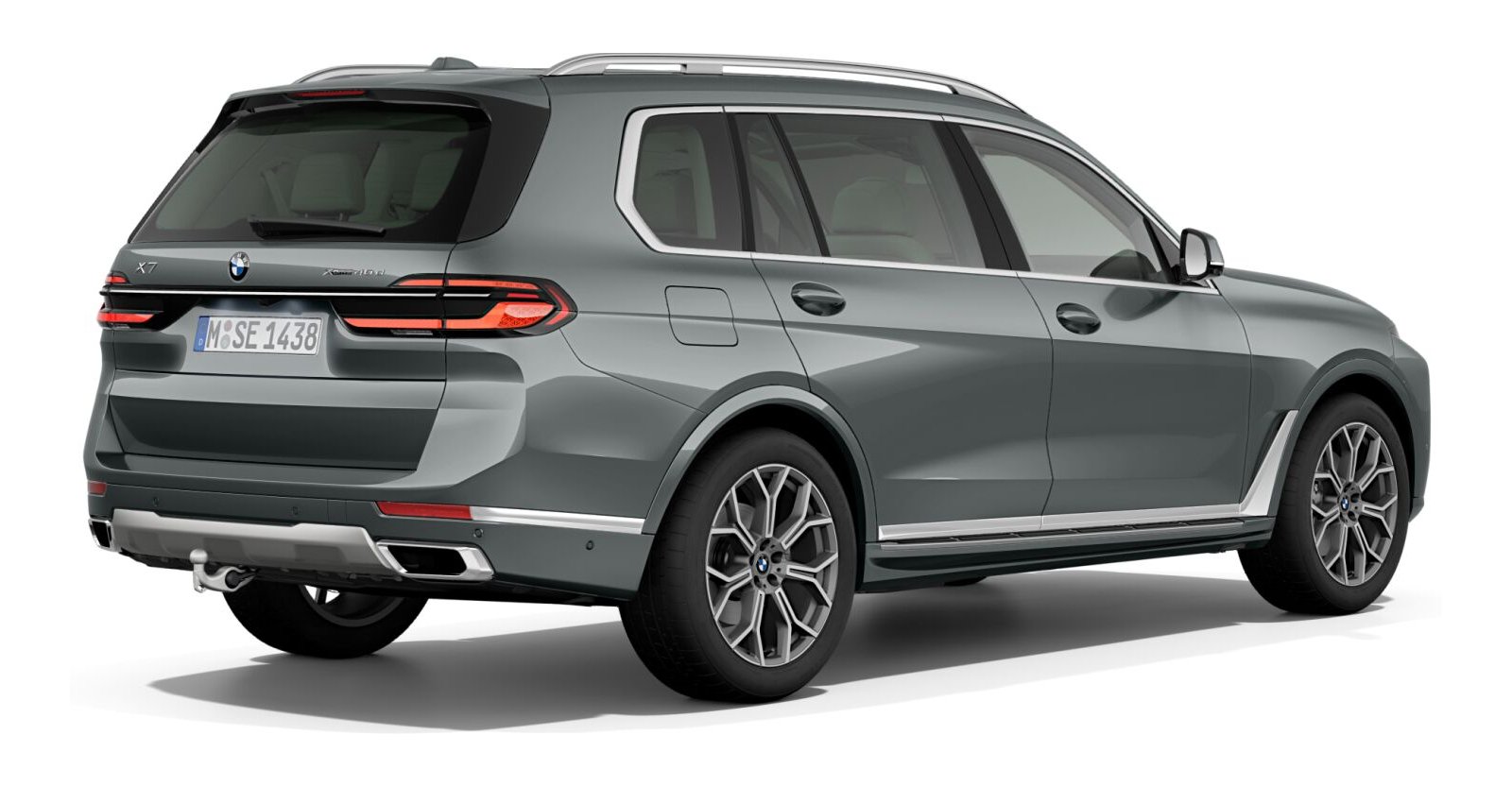 BMW BMW X in Grau von hinten BMW BMW X in Grau von hinten