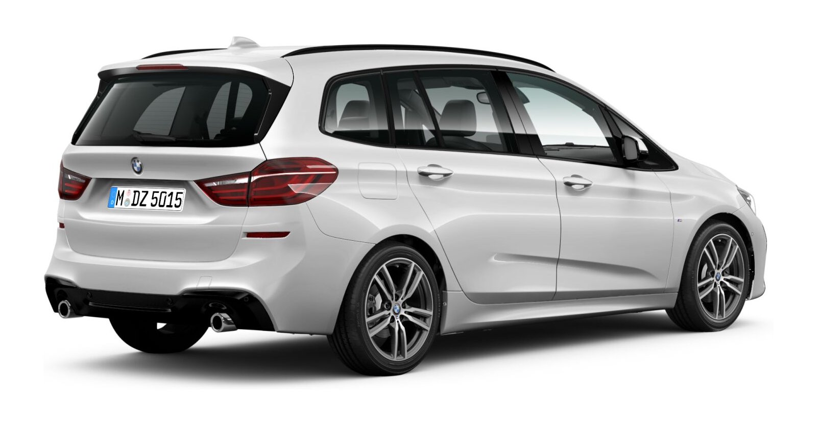 BMW BMW 2er in Weiß von hinten BMW BMW 2er in Weiß von hinten