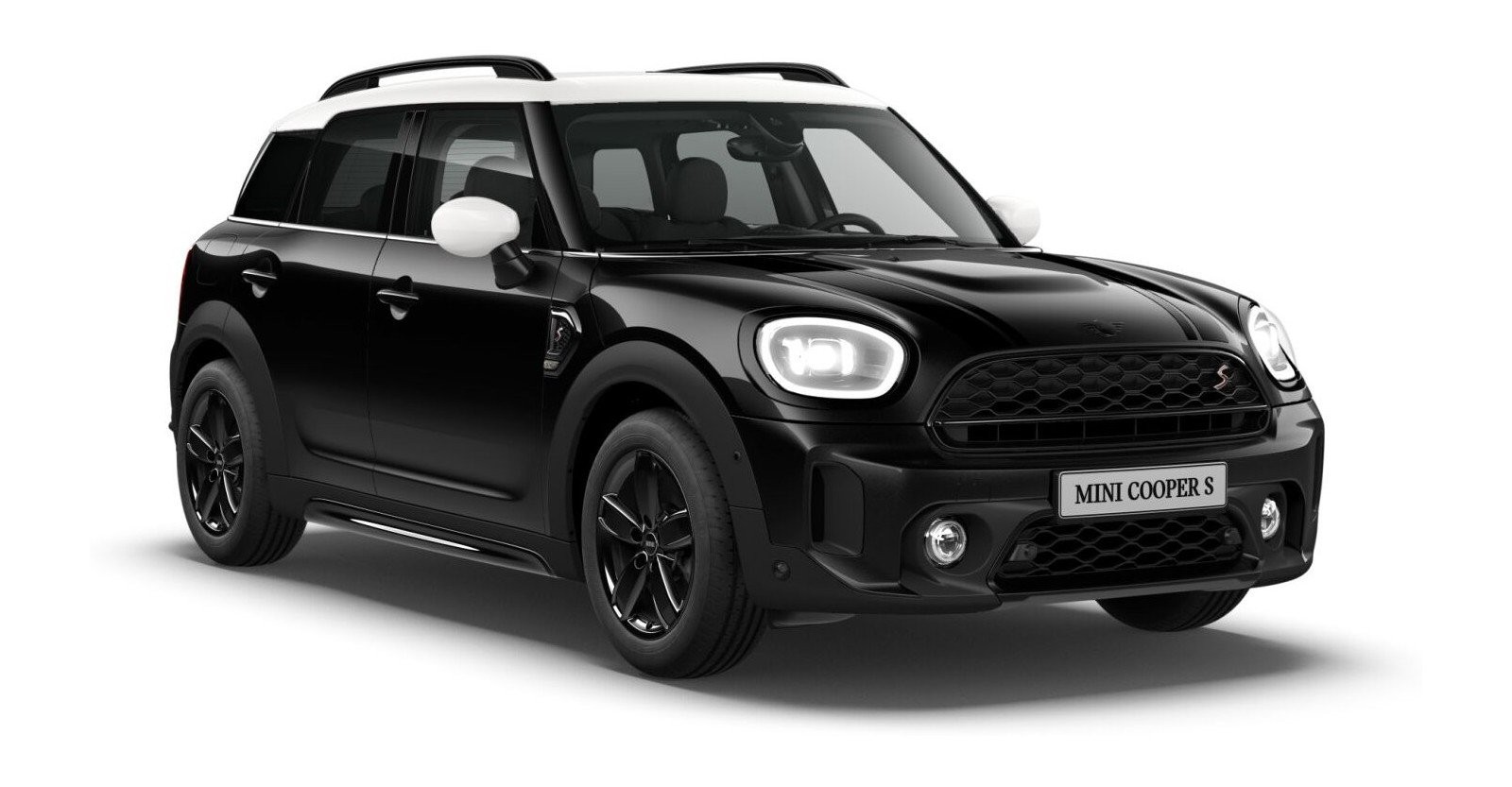 MINI MINI Countryman in Schwarz von vorne