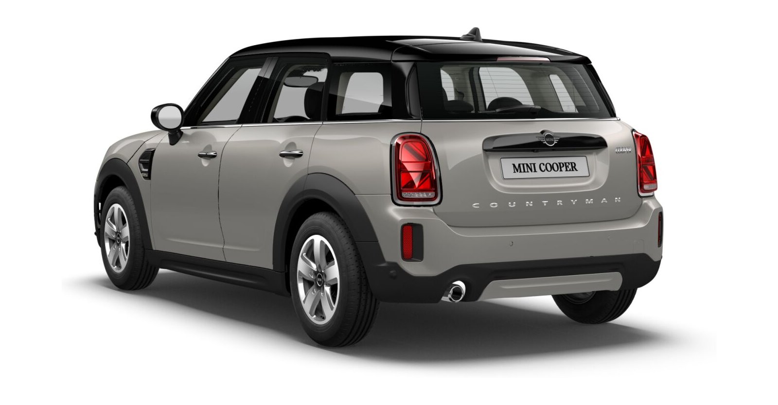 MINI MINI Countryman in Silber von hinten