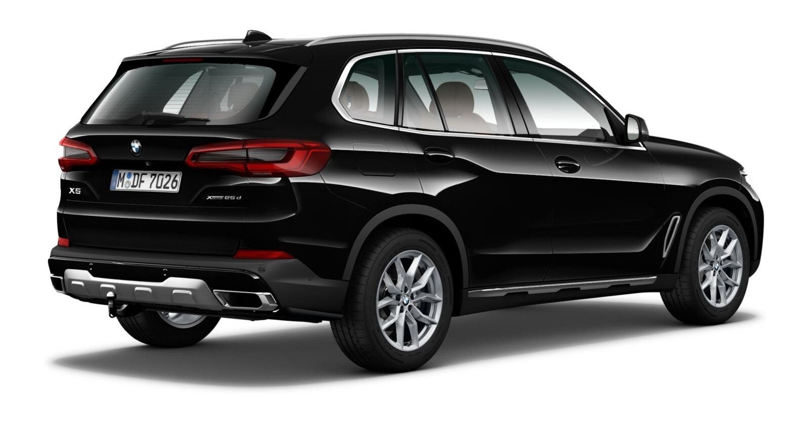BMW BMW X in Schwarz von hinten BMW BMW X in Schwarz von hinten