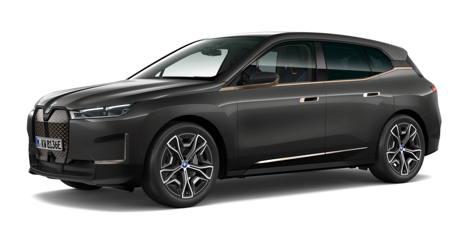 BMW BMW I in Grau von vorne BMW BMW I in Grau von vorne