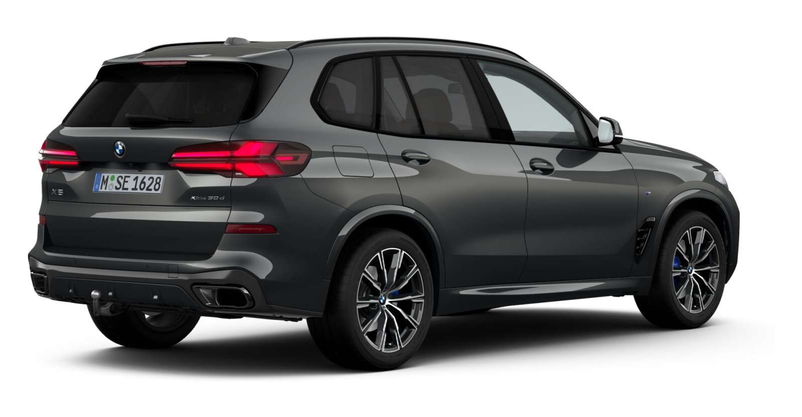 BMW BMW X in Grau von hinten