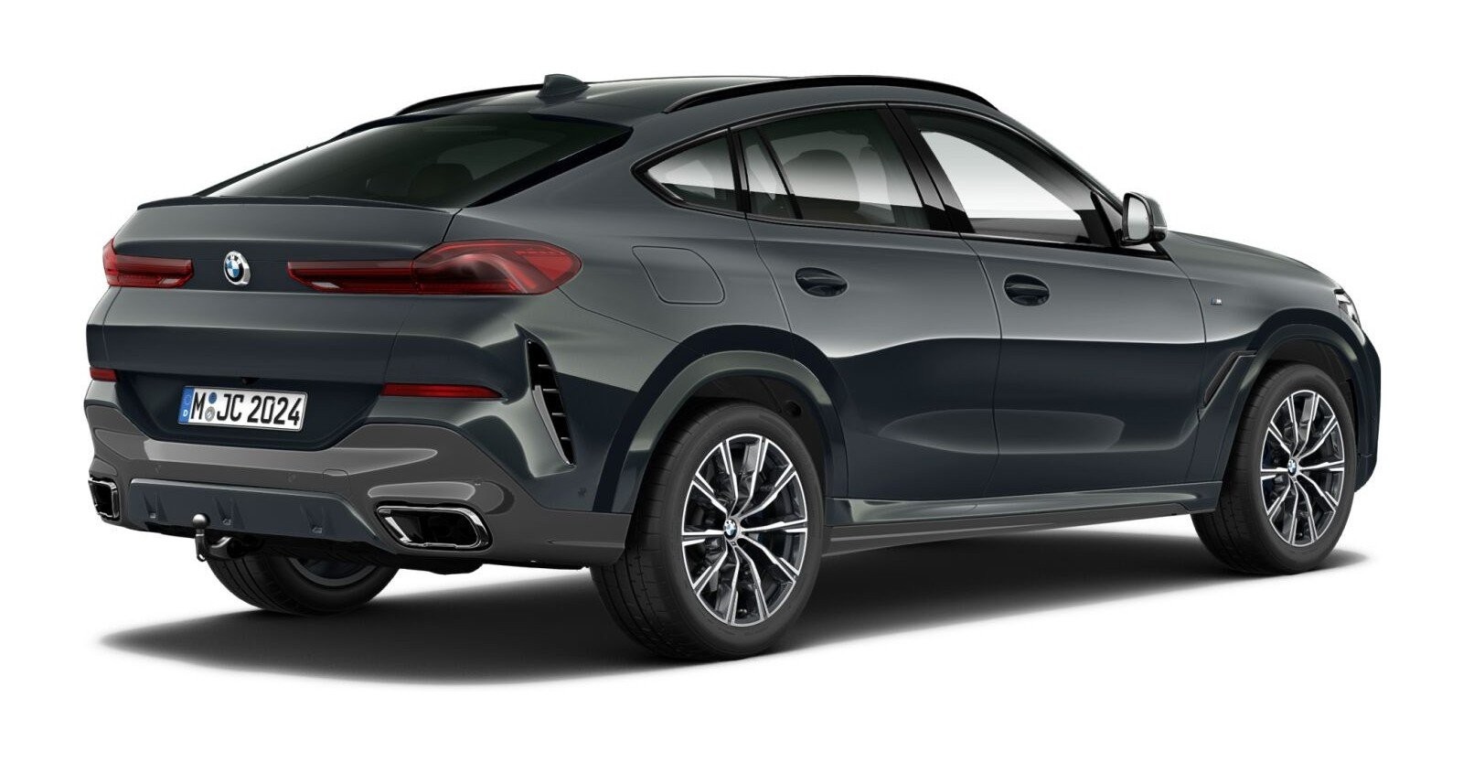 BMW BMW X in Grau von hinten BMW BMW X in Grau von hinten