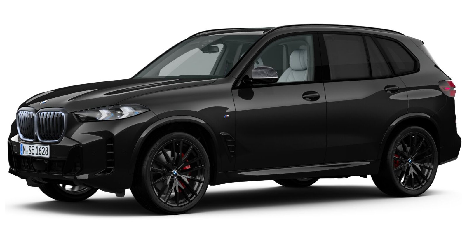 BMW X5 xDrive30d in Schwarz von vorne BMW X5 xDrive30d in Schwarz von vorne