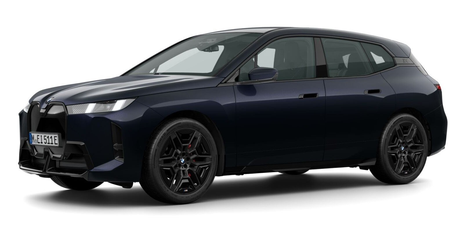 BMW BMW I in Schwarz von vorne BMW BMW I in Schwarz von vorne