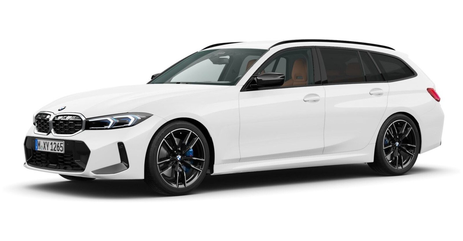 BMW BMW 3er in Weiß von vorne BMW BMW 3er in Weiß von vorne