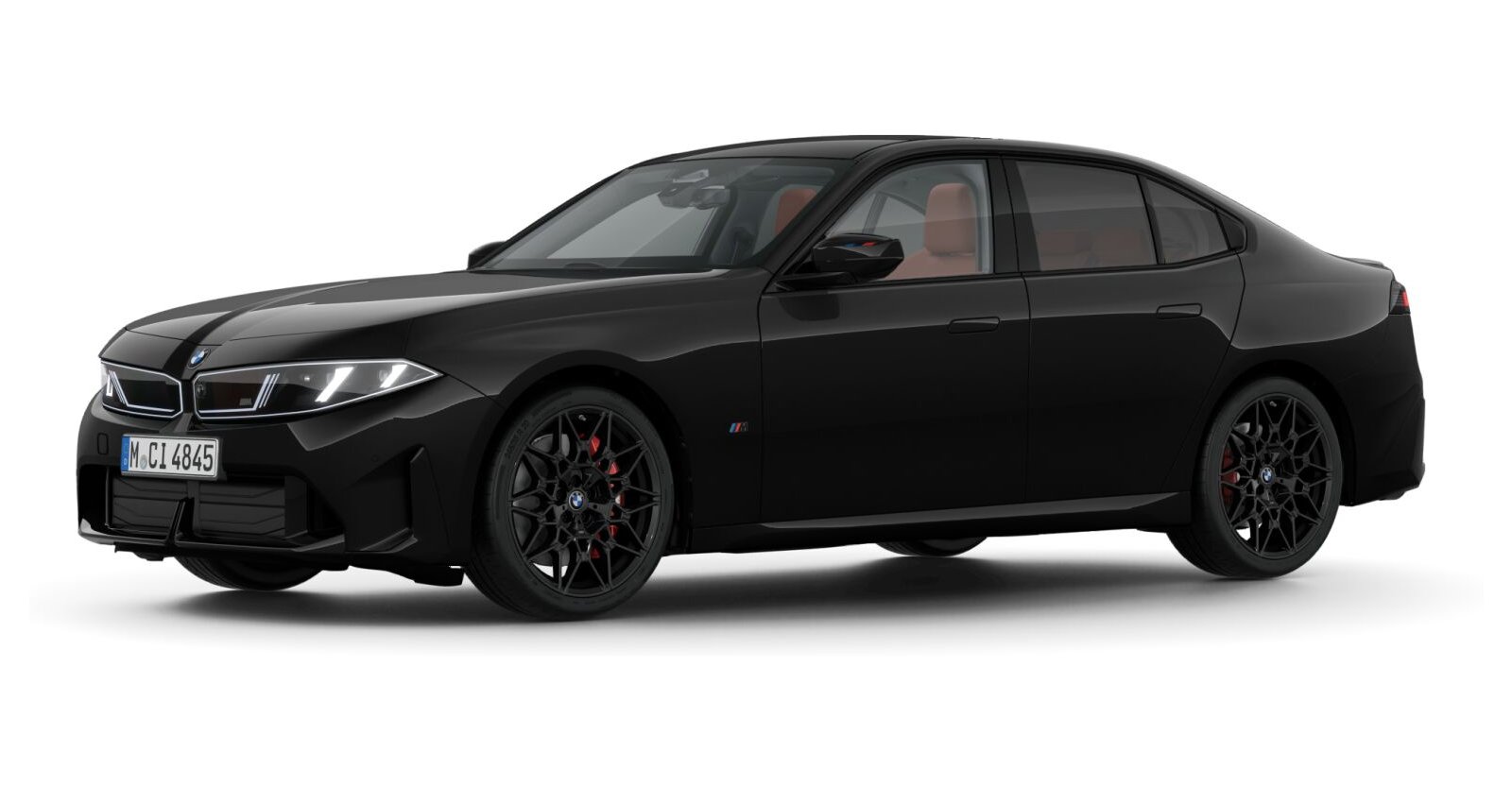 BMW BMW 3er in Schwarz von vorne BMW BMW 3er in Schwarz von vorne