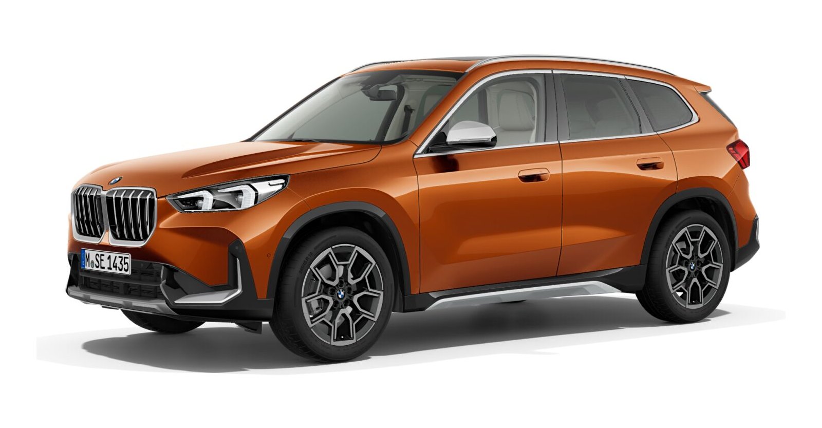 BMW BMW X in Orange von vorne BMW BMW X in Orange von vorne