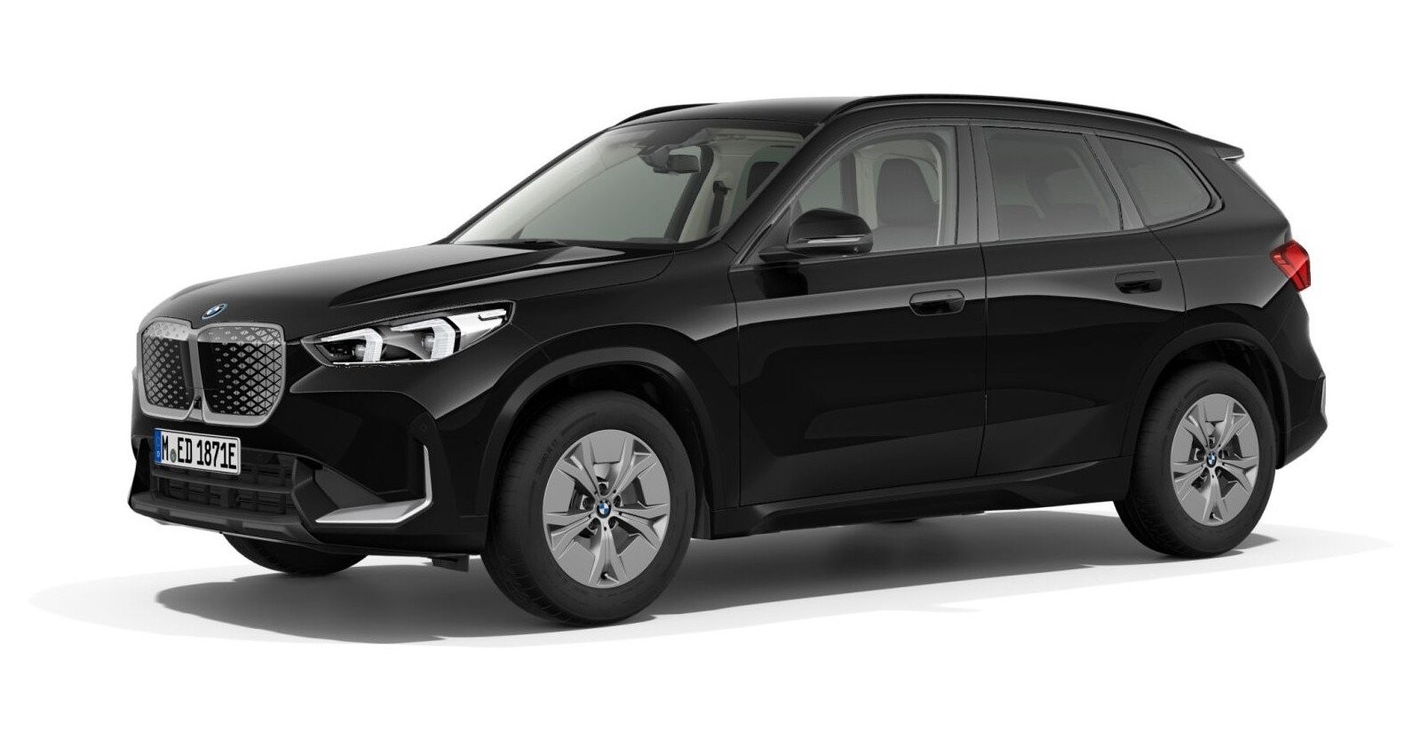 BMW BMW I in Schwarz von vorne BMW BMW I in Schwarz von vorne