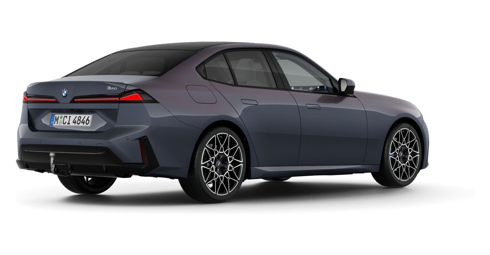 BMW BMW 3er in Grau von hinten