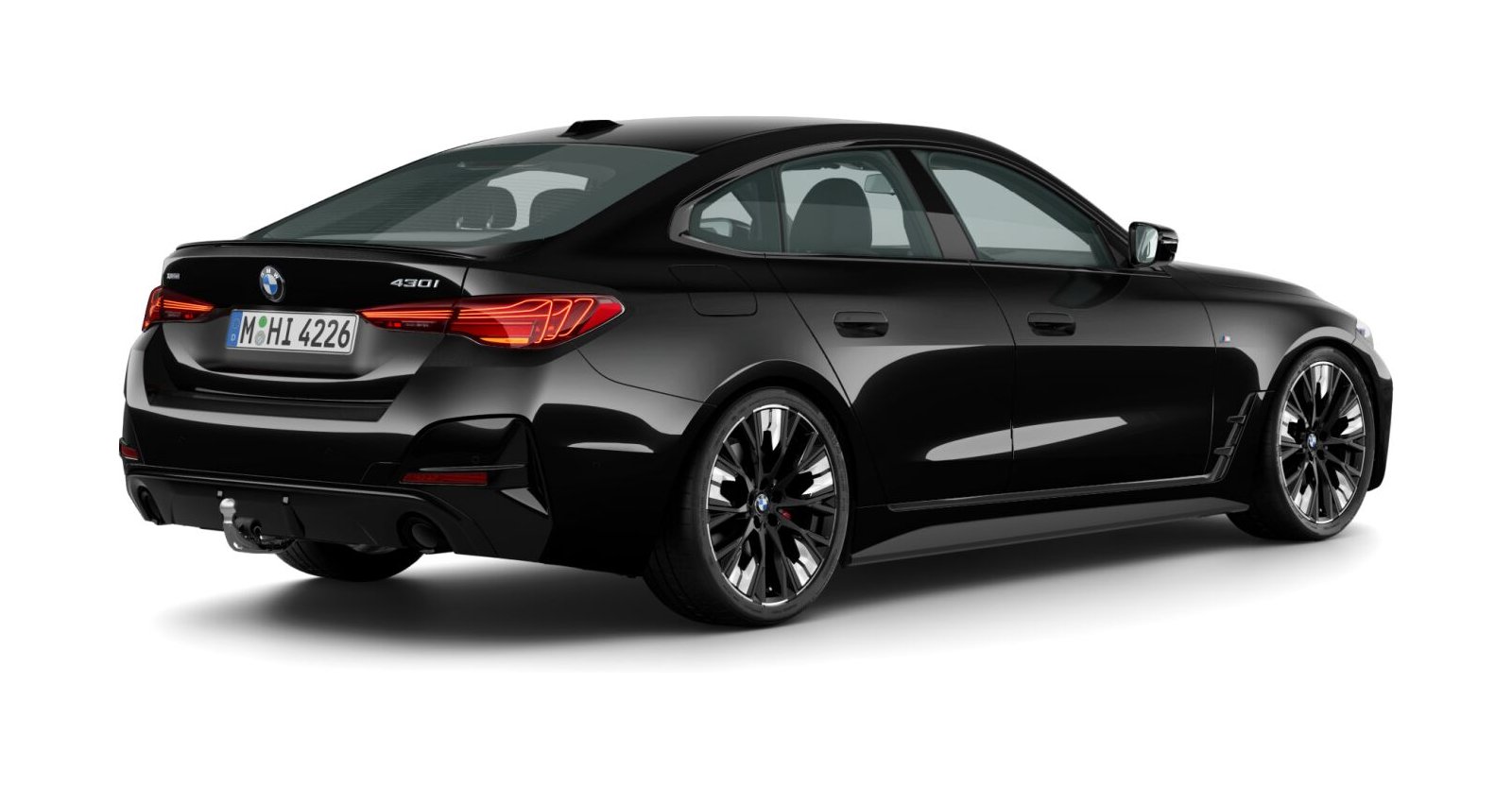 BMW BMW 4er in Schwarz von hinten BMW BMW 4er in Schwarz von hinten