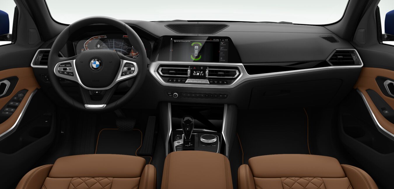 BMW BMW 3er im Innenraum von vorne BMW BMW 3er im Innenraum von vorne