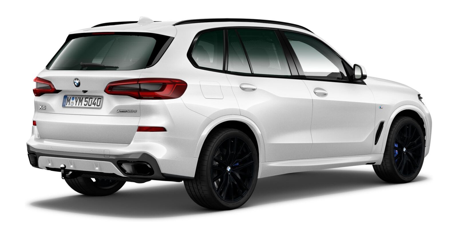 BMW BMW X in Weiß von hinten BMW BMW X in Weiß von hinten
