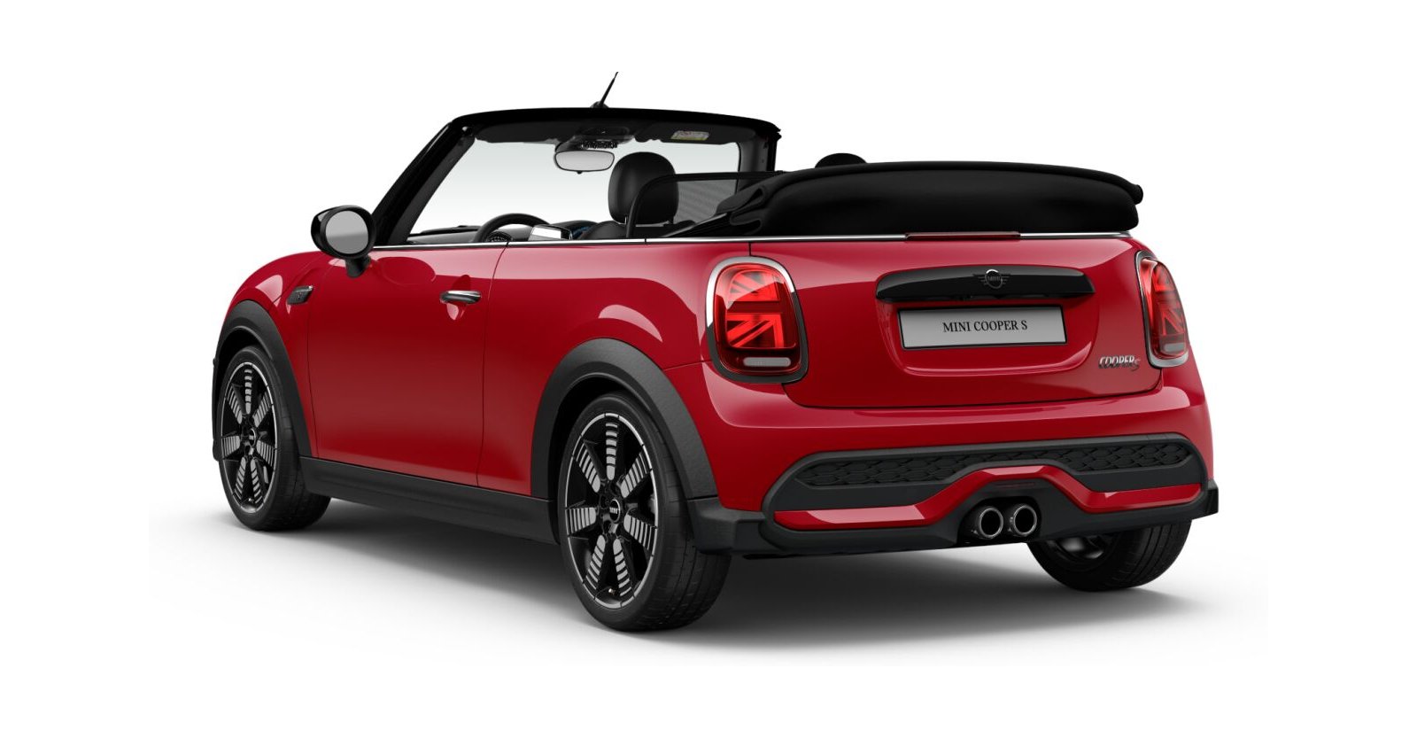 MINI MINI Cabrio in Rot von hinten MINI MINI Cabrio in Rot von hinten