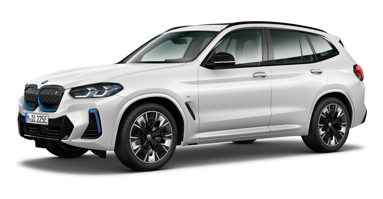 BMW BMW I in Weiß von vorne BMW BMW I in Weiß von vorne